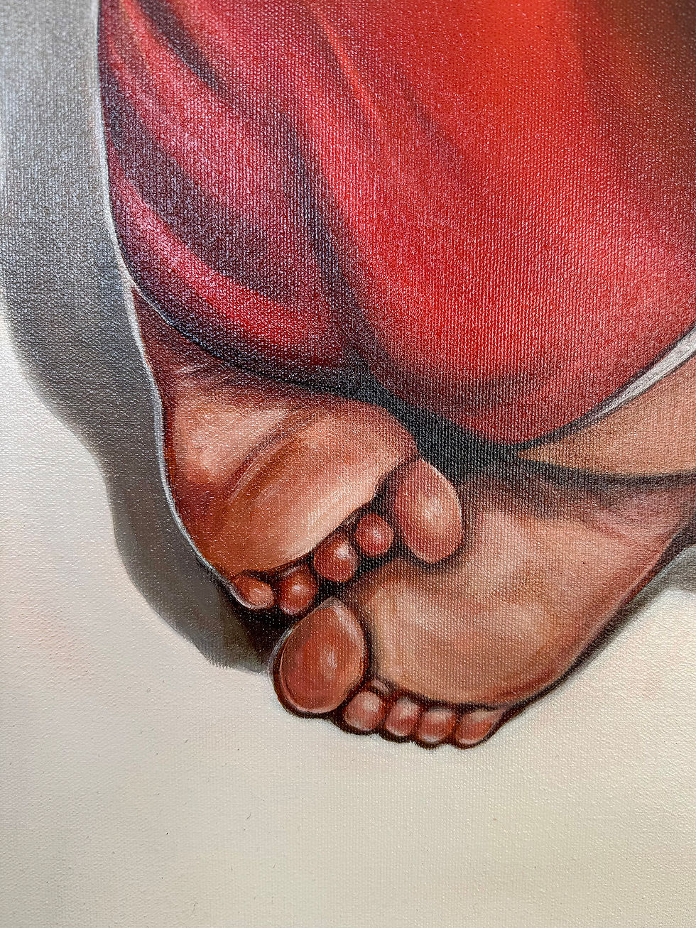 Thumbnail: Take The Plunge painting by Mandy Williams