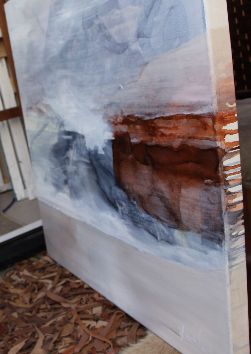 Thumbnail: Look Deep Within painting by Yana Meech