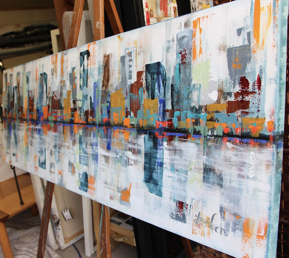Thumbnail: The Pop City painting by Yana Meech