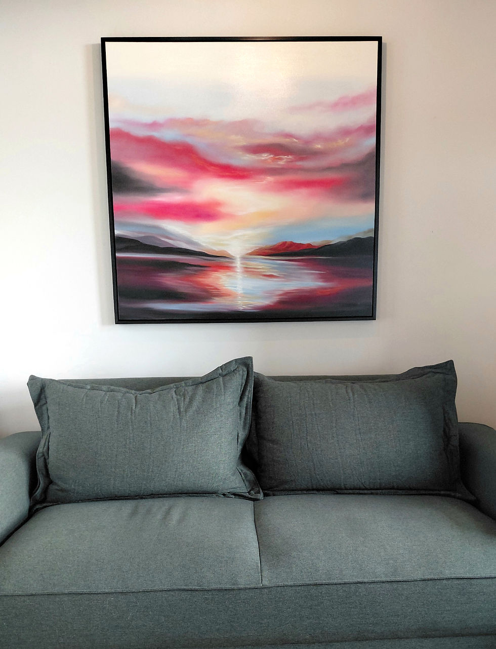 Embrace painting by Monique Jackett