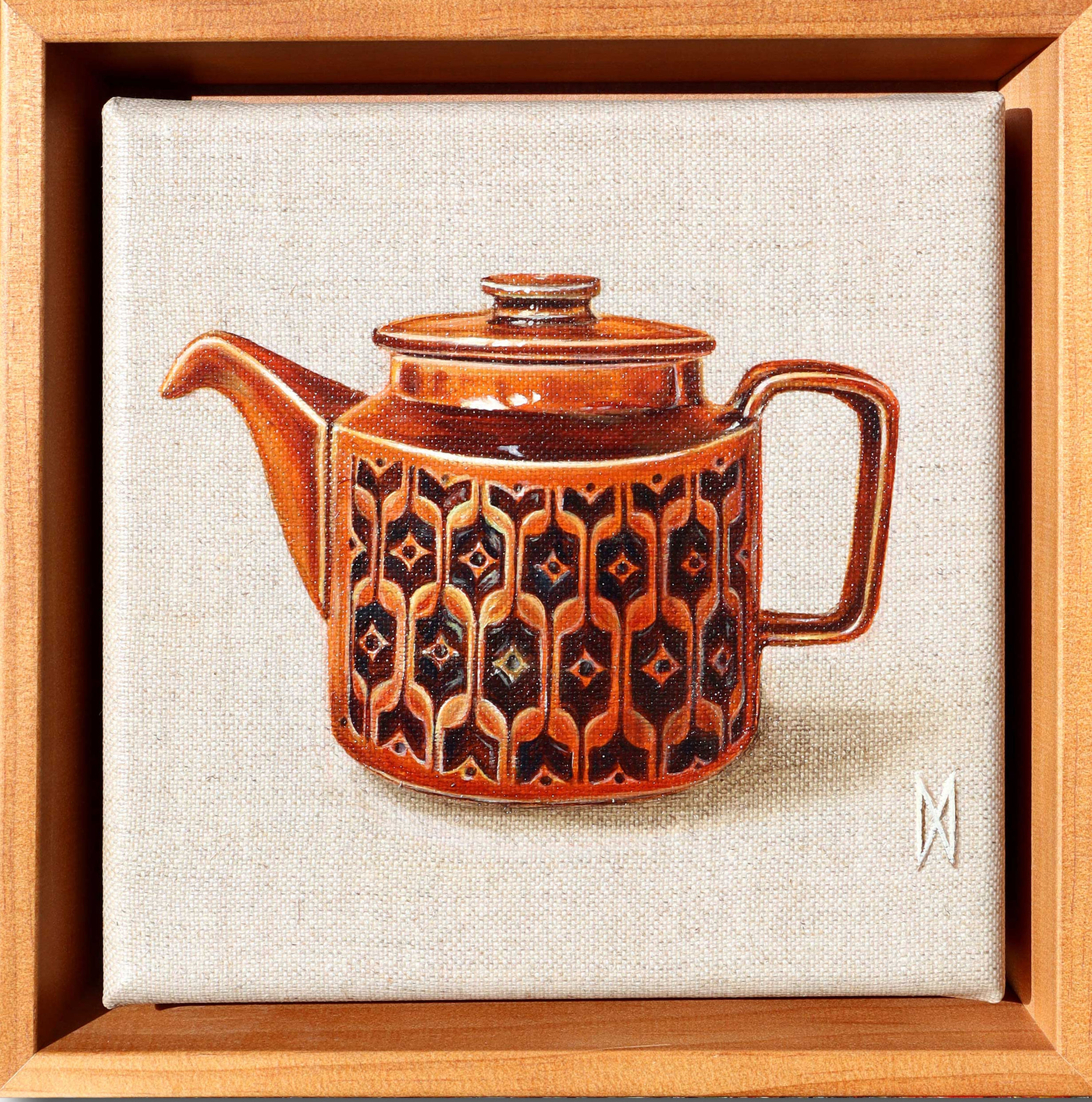 Hornsea Tea Pot painting by Mandy Williams