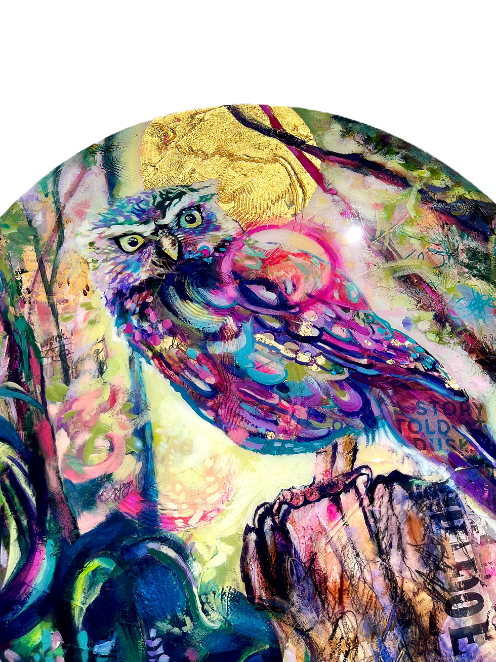 A Story Told at Dusk painting by Leda Daniel