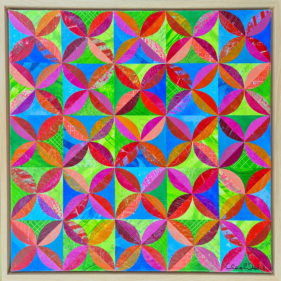 Electric Wavey artwork by Clare Woods