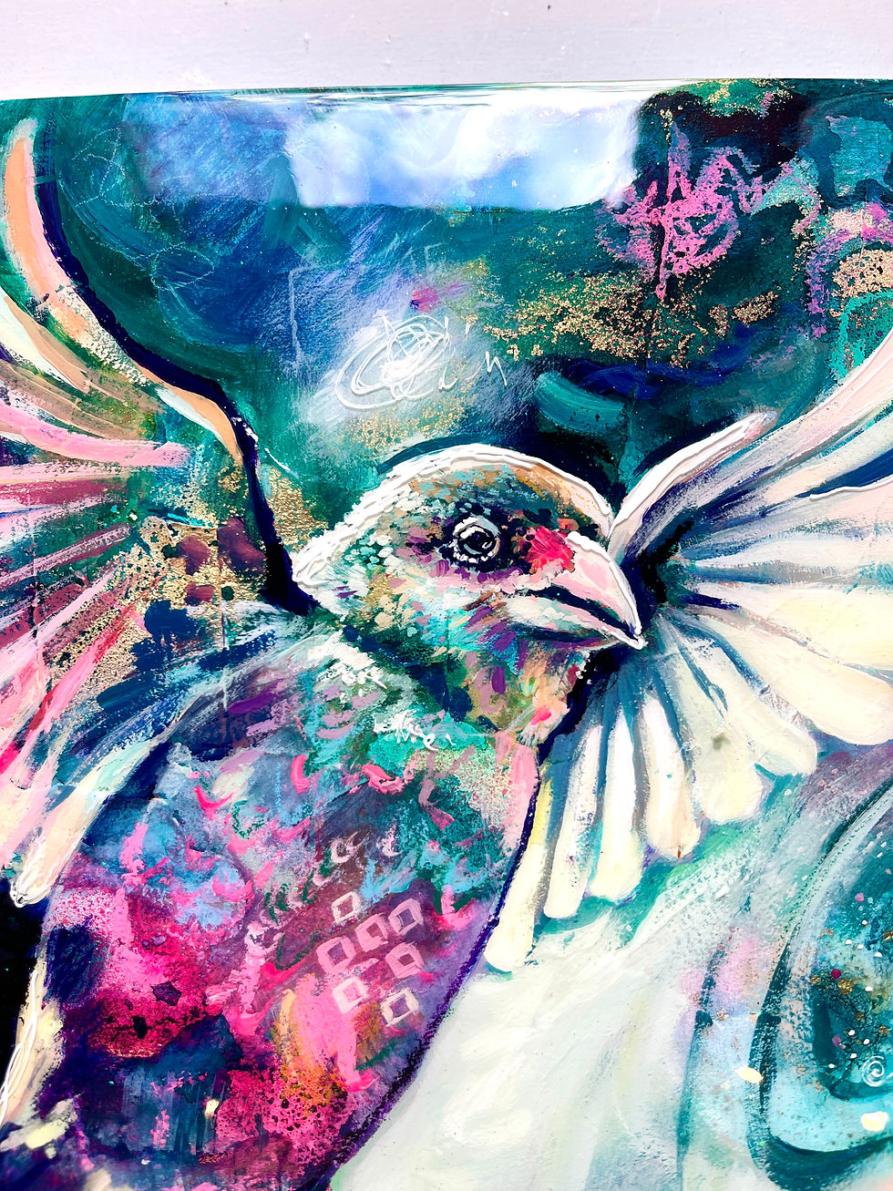 Reverie painting by Leda Daniel