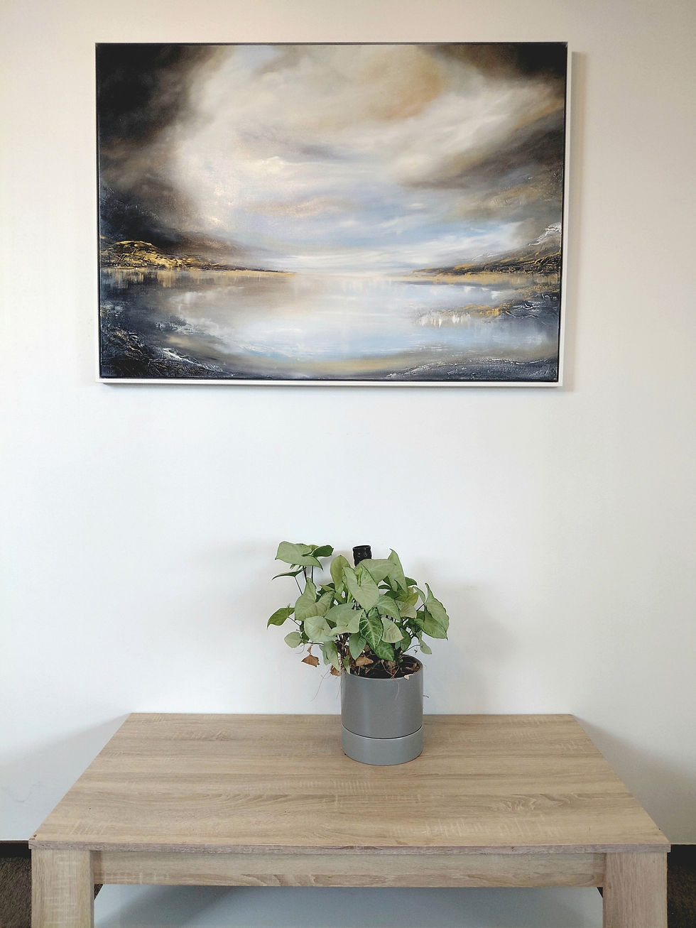 The long exhale painting by Monique Jackett