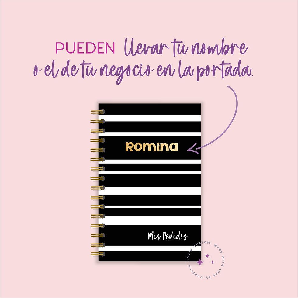 Miniatura: LIBRETA DE PEDIDOS RAYADA