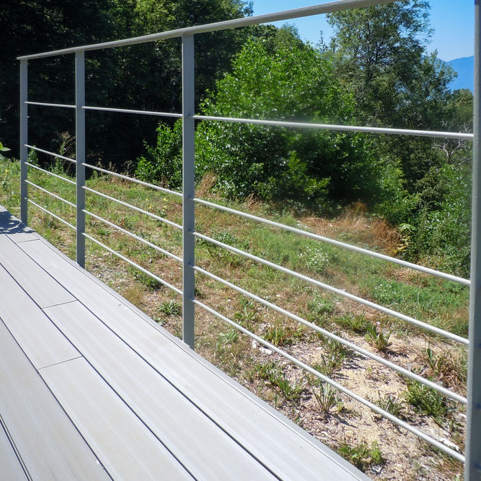 Garde-corps extérieur en metal