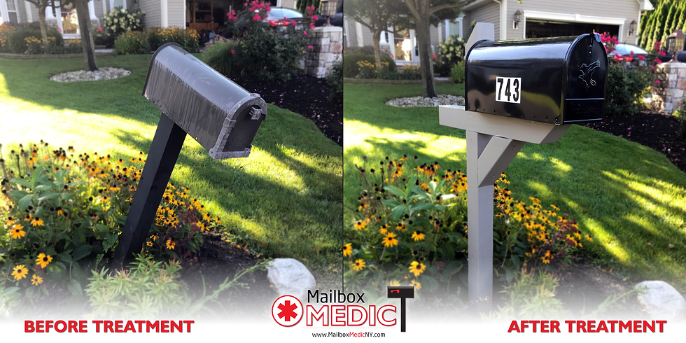Fixed Mailbox Hit By Car