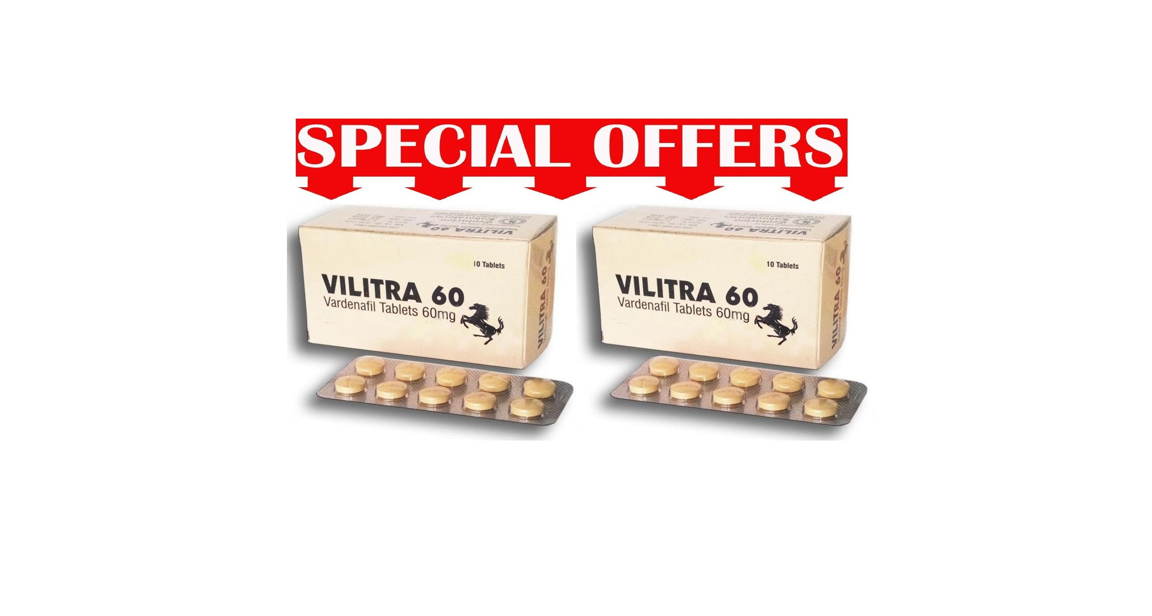 Party Pack 20 blisters Vardenafil Vilitra 60mg
