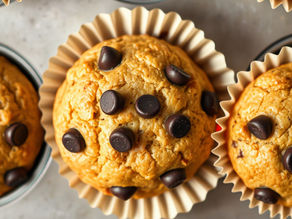 Muffins with chocolate chips