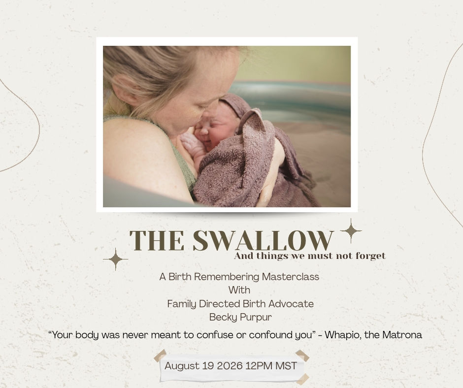 Becky Purpur- Master Class- The Swallow