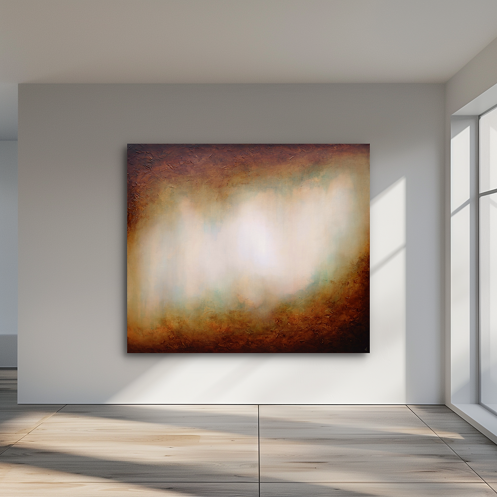 Thumbnail: 'The Light Without Form' 100x120cm oil on canvas