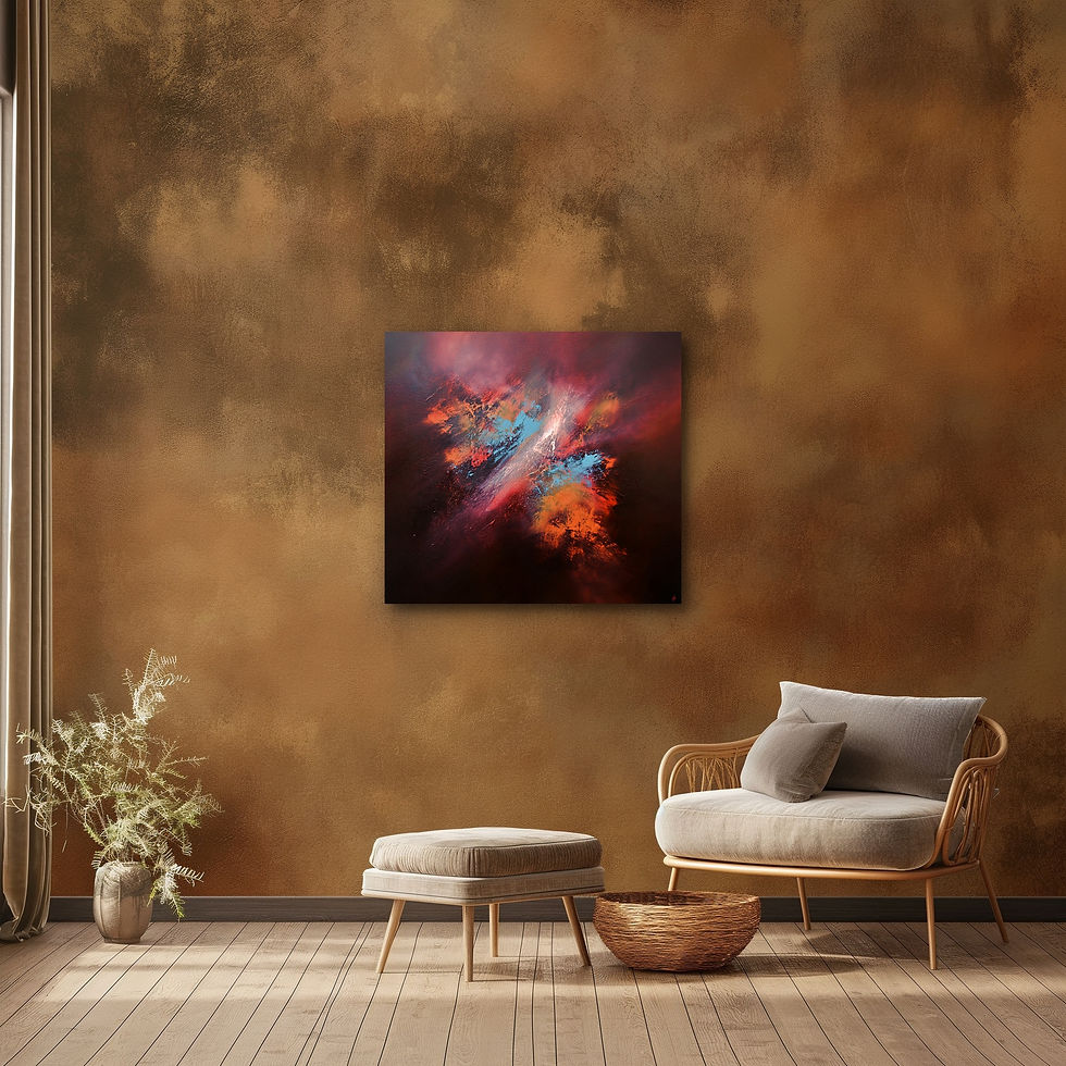 Thumbnail: 'Formless' no.6 70x80cm oil on canvas