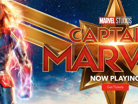 Captain Marvel Opens on International Women's Day!