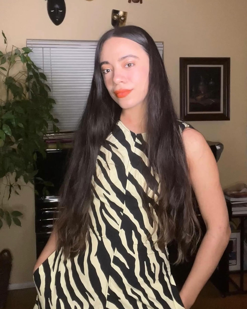 Zebra Print Dress by Proenza Schouler