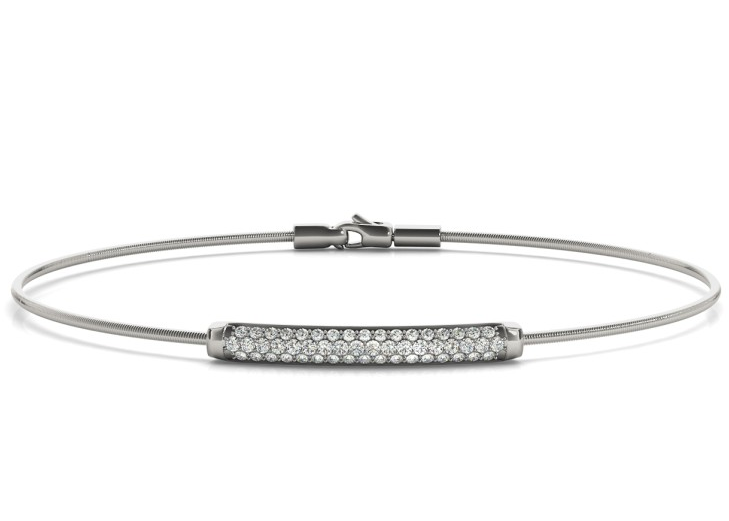 The Stackable Minimal Diamond Bracelet