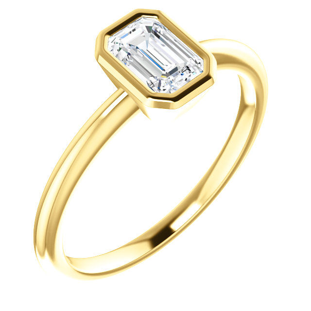 Thumbnail: The Bezel Emerald Solitaire