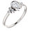Thumbnail: The Accented Bezel Pear Solitaire