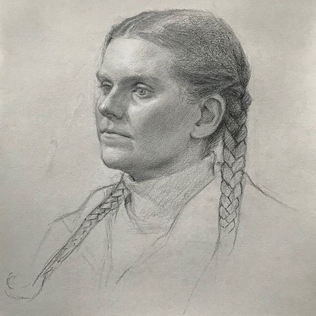 Brooke, with braids