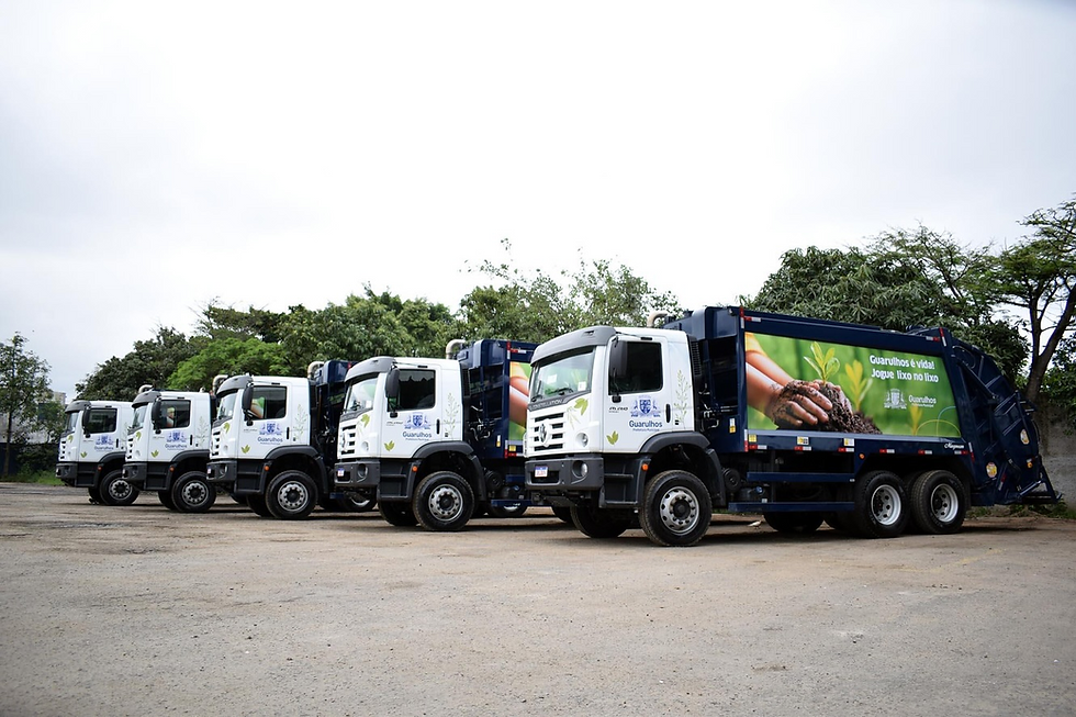 Posição de destaque foi afirmada mais uma vez pela Coleta de Lixo da CGP. / Foto: Divulgação/PMG.