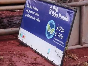 Rio das Pedras avança no Abastecimento de Água