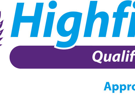 We are now a Highfield approved centre