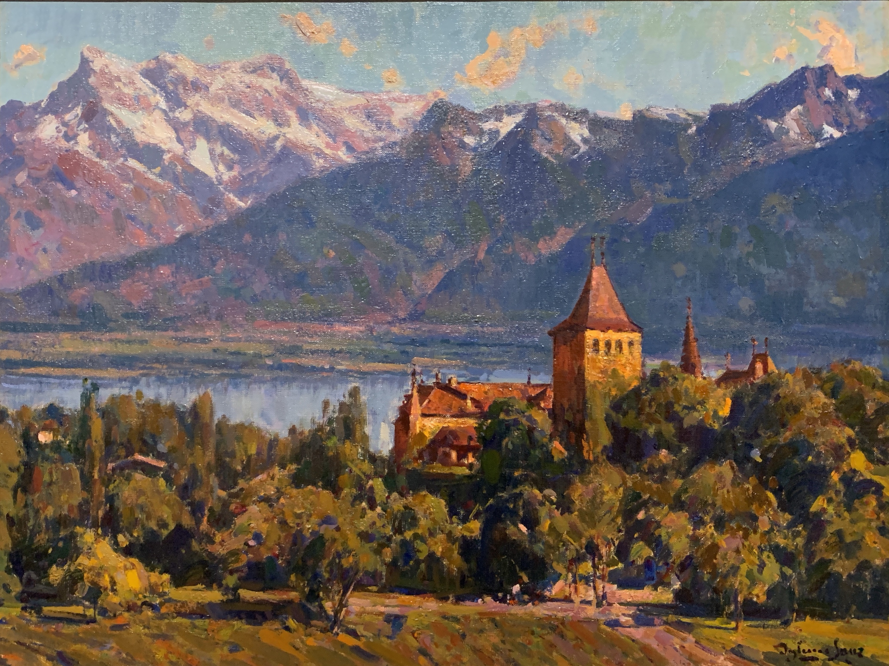 Óleo de Iglesias Sanz