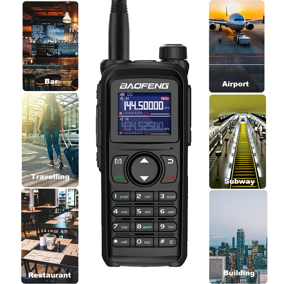 Thumbnail: PowerHouse! Set of 2  UV-28M Ham 999CH Radios 5-10km 10watt 6 Band 2 Way Radio