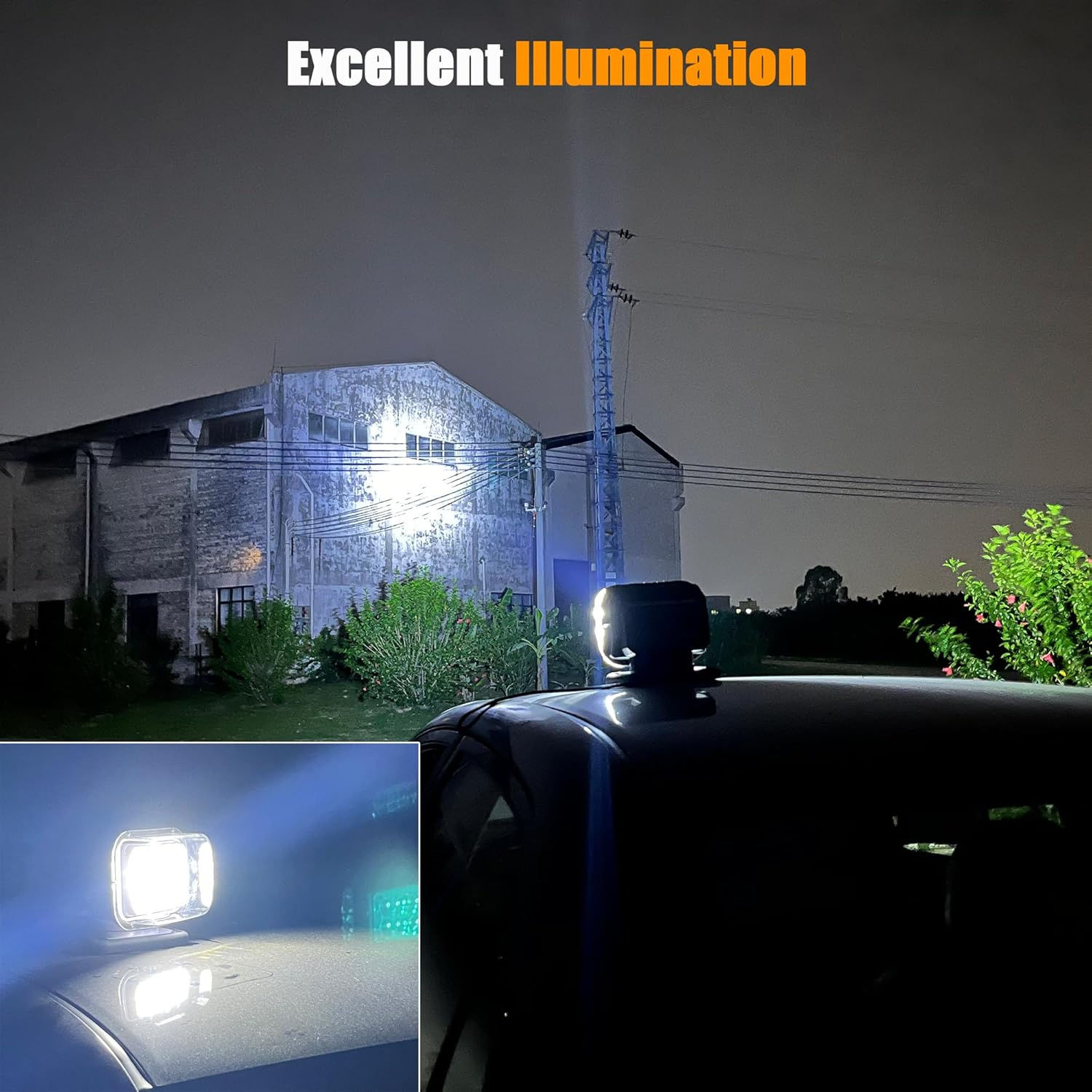 Low Pro Tactical 10X High-Power CREE LED Remote Spotlight