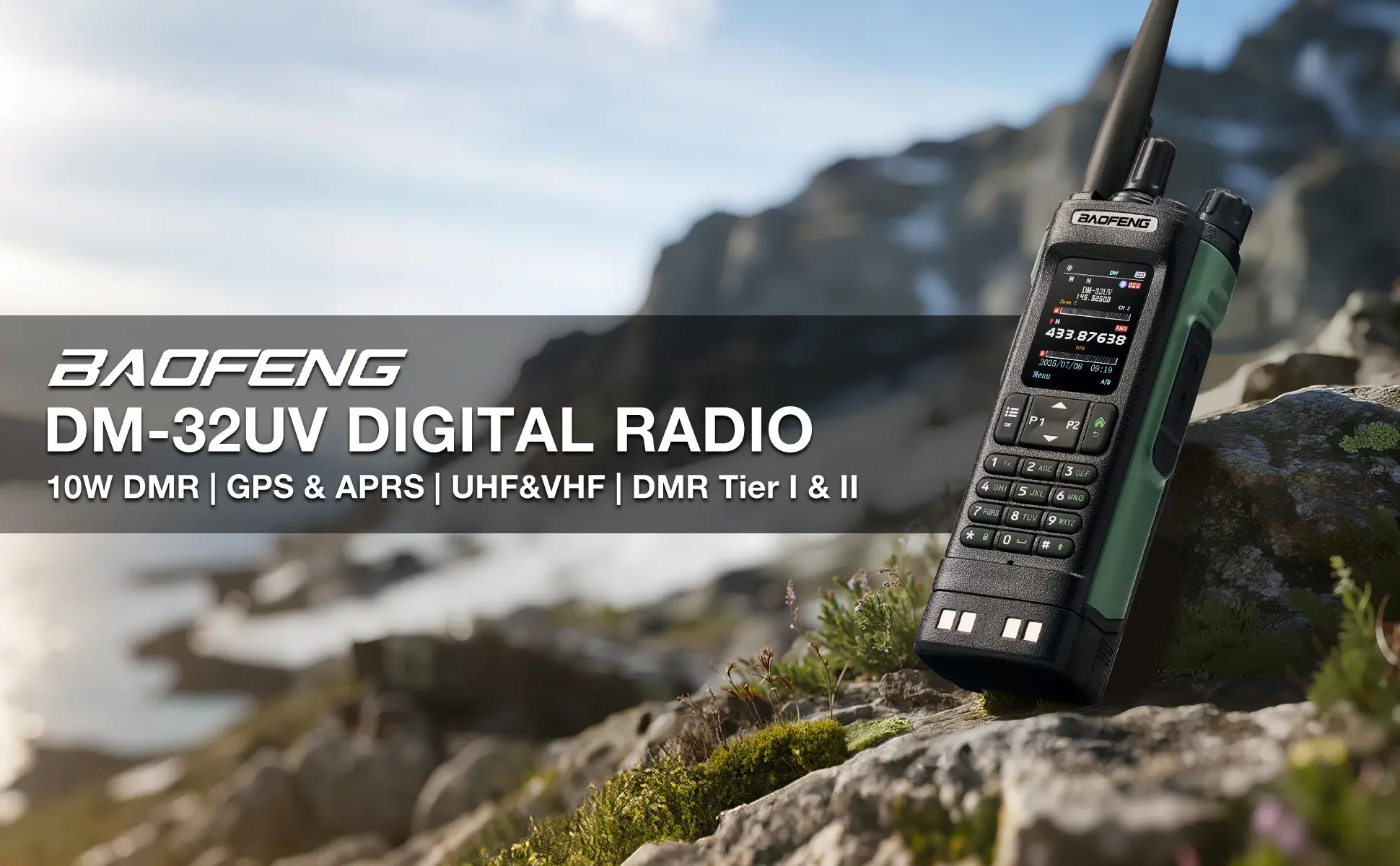 DM-32UV 10W Multi-Band DMR Radio