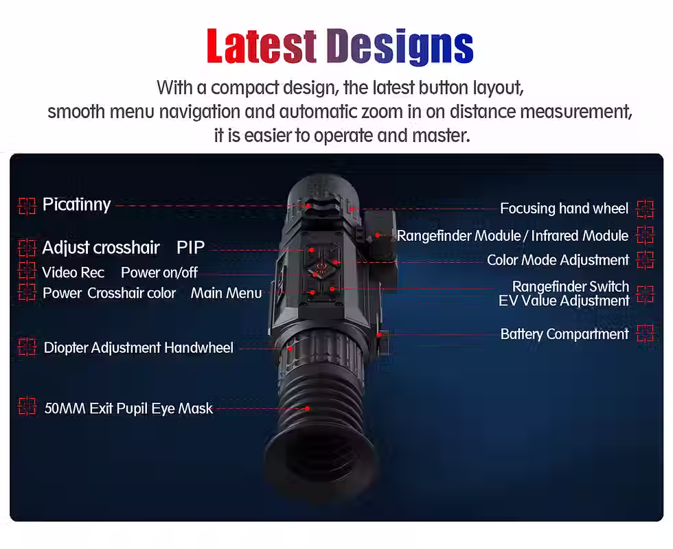 Thumbnail: S.M.C ND-40 Professional 4K Night & Day Riflescope