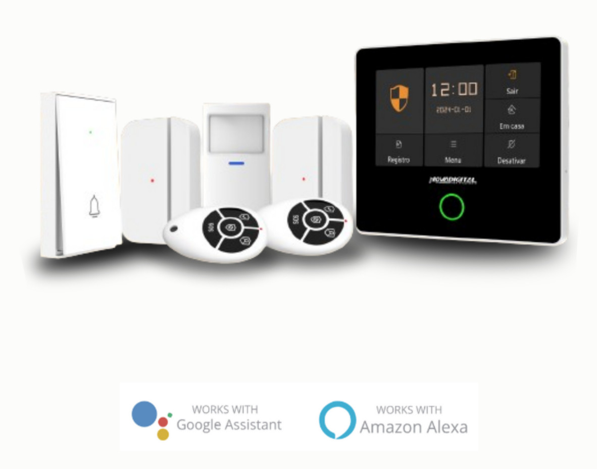 Kit Sistema De Alarme Residencial Inteligente Wi-fi