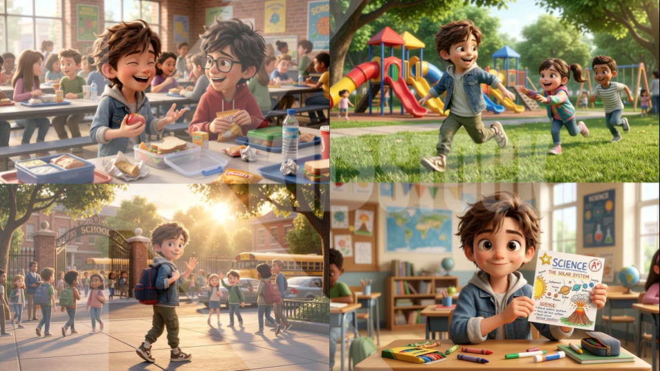 School Life & Learning Adventures 10 Scenes