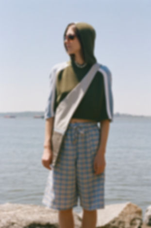 Racer Poncho- Army Green