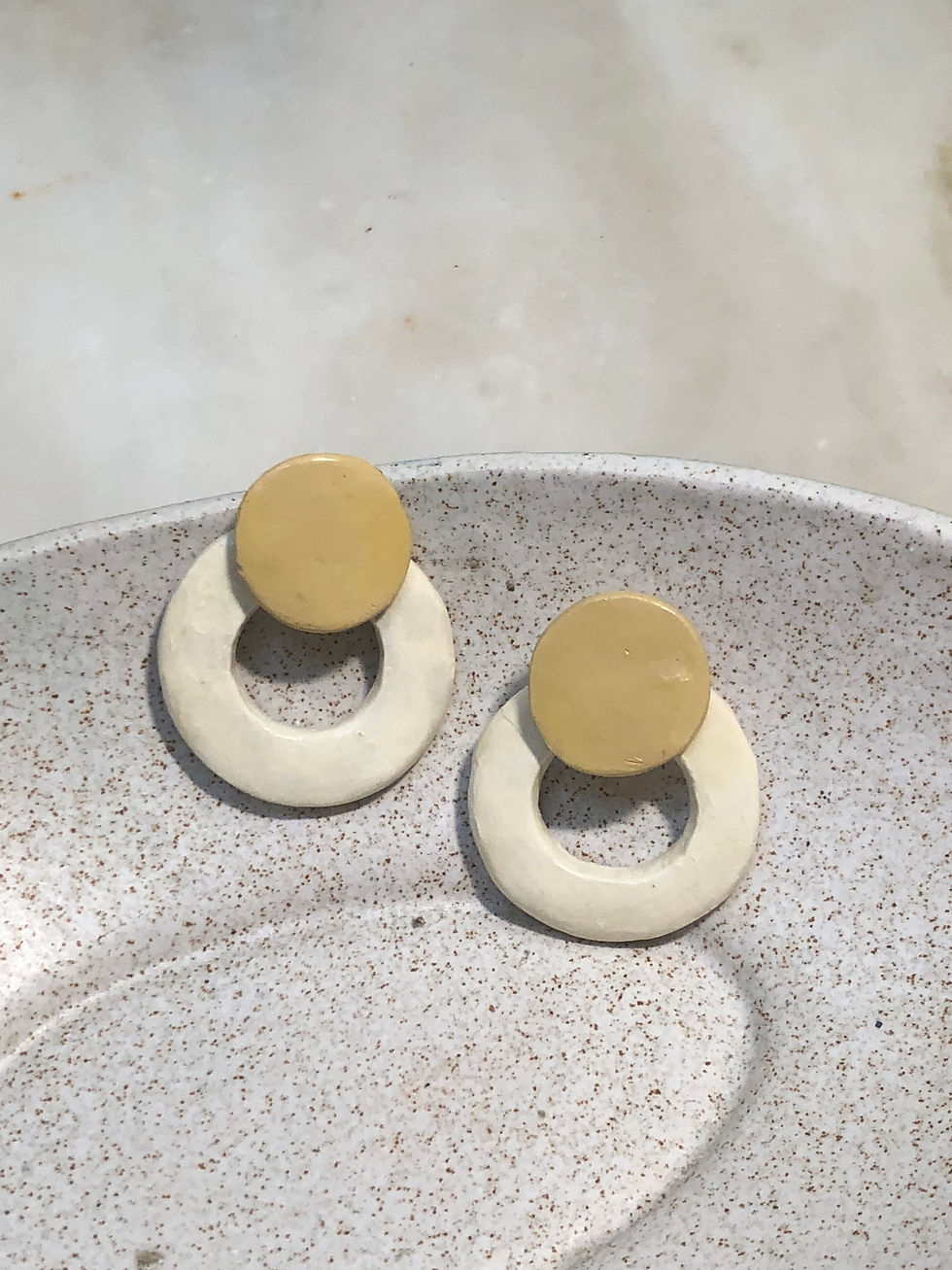 Mustard Drop Hoop