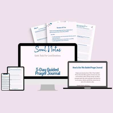 5-Day Guided Prayer Journal Mockup