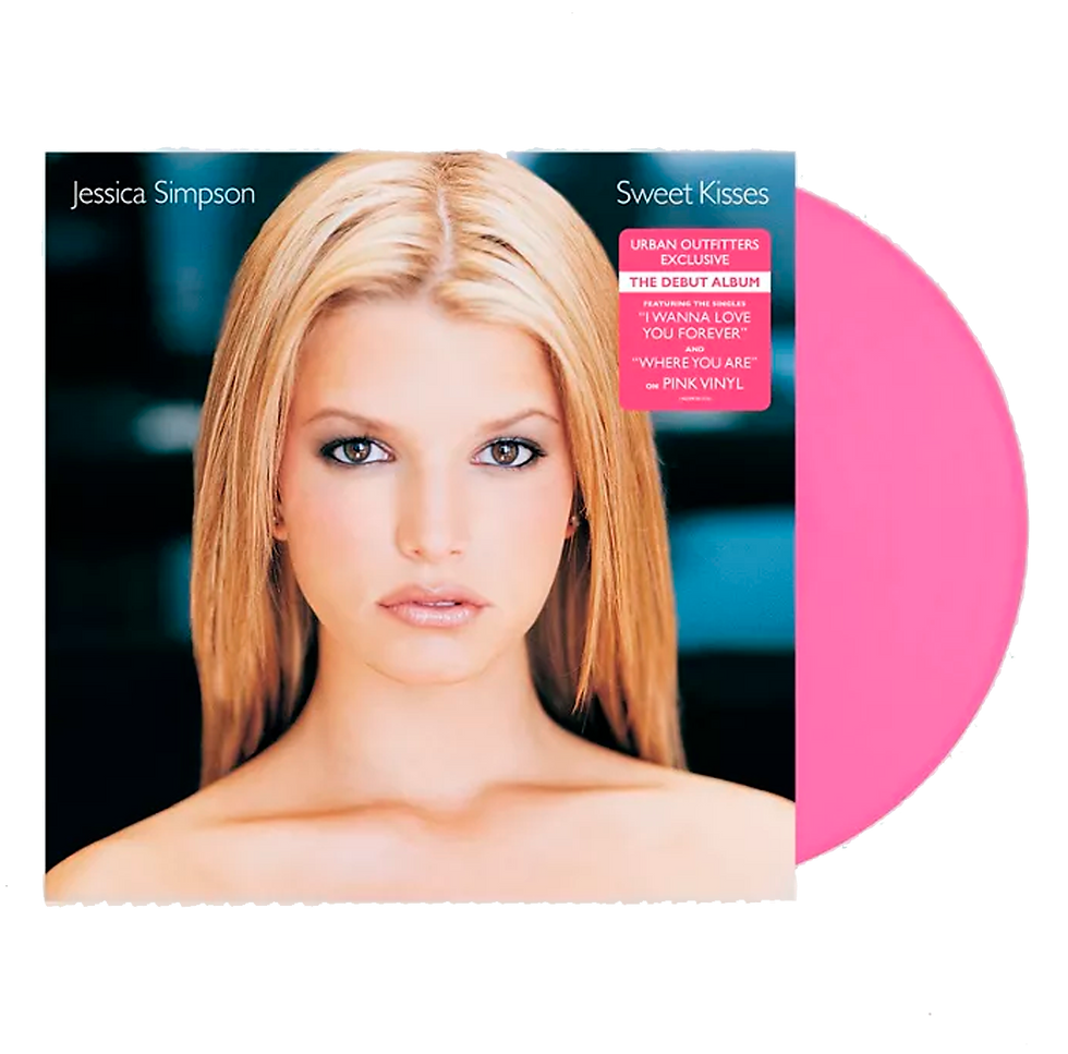 Jessica Simpson LP Sweet Kisses Vinil Limitado MisturaPOP jessica-simpson-lp-sweet-kisses-vinil-limitado-misturapop