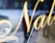 Cafe Reflection Scene