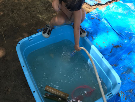 水遊び