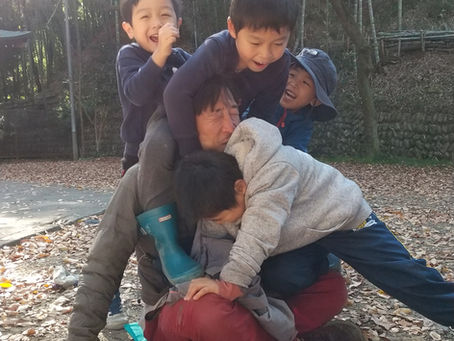 夫婦で森のようちえん