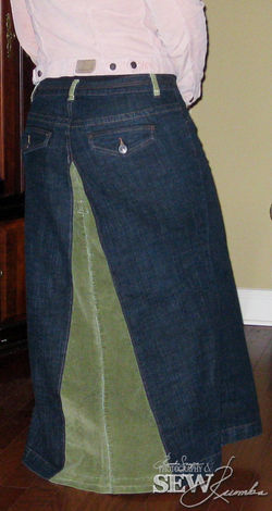 Pants to Skirt Hack
