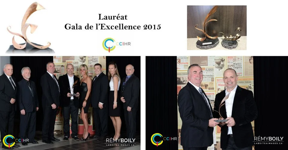 Bannière du lauréat du Gala d’excellence 2015