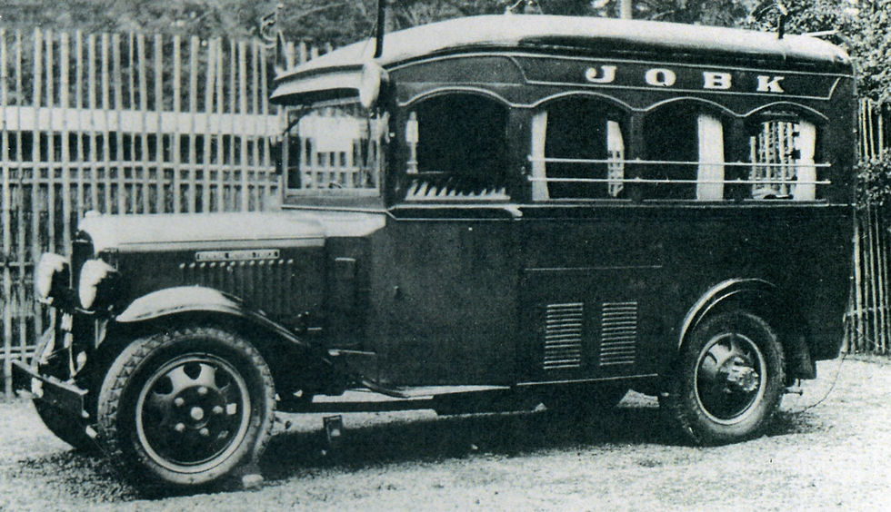 【日本初のラジオ中継車】