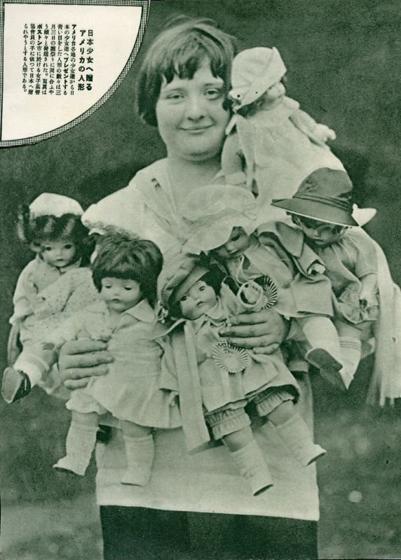 《アメリカ》日米友好の人形交歓