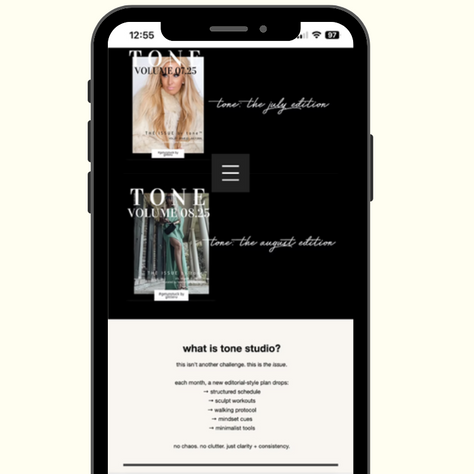 how to access your vip portal at tonen10.com | THE ISSUE.  NEW EVERY MONTH.