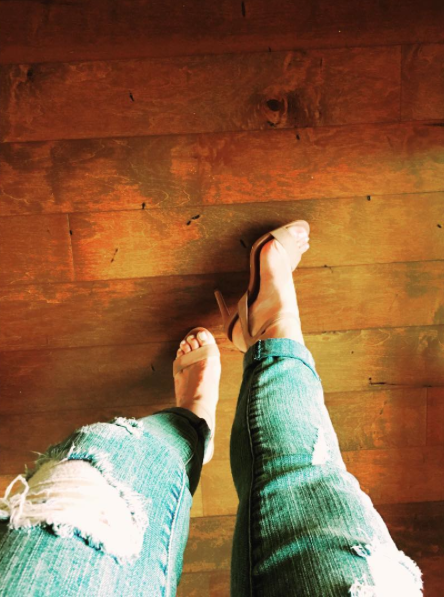 Obsessed with this Nude / Tan Shoe