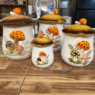 Merry Mushroom Canister Set