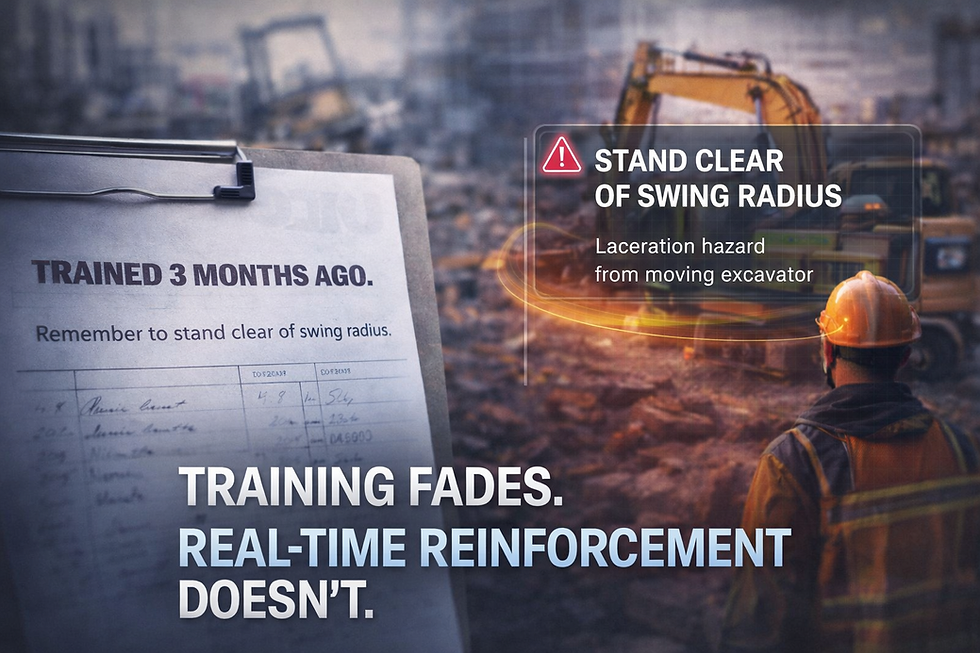 The UNCOMFORTABLE TRUTH ABOUT TRAINING. If safety training worked, no one would die on the job.