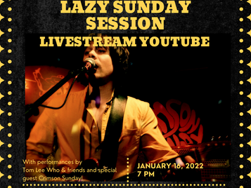 Stream the last Lazy Sunday Session feat. Crimson Sunday