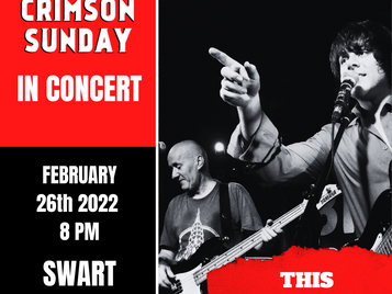 Crimson Sunday in concert at the swart Bier & Weinlokal | February 26th, 2022 - 8 PM
